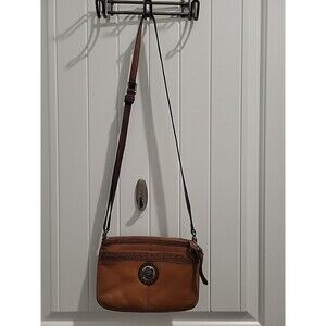 Brighton London Groove Cell Phone Case Wallet Super Organizer Crossbody Bag GUC